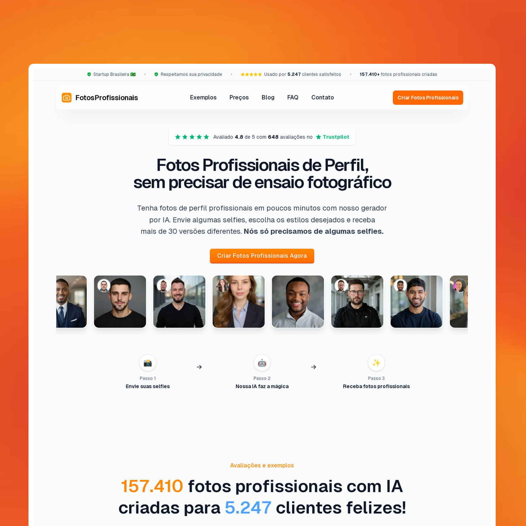 Site da FotosProfissionais.com